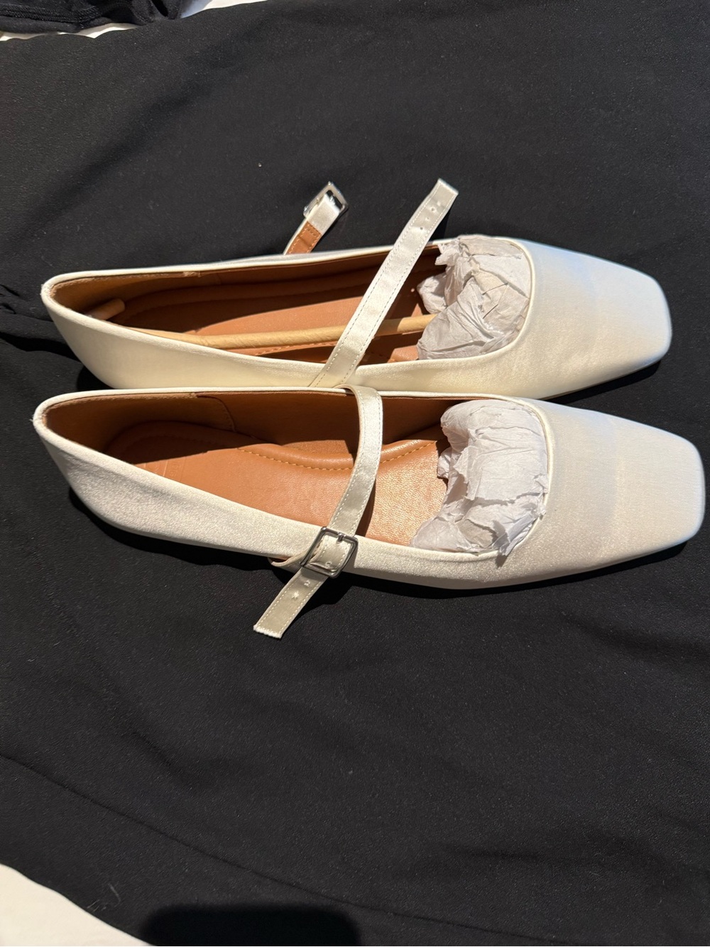 ASOS Cream Mary Jane Flats